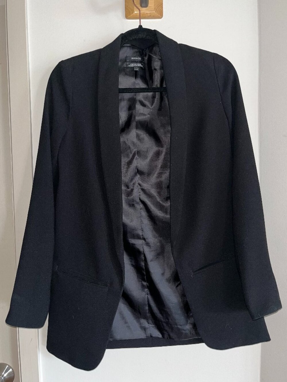 Black RW&Co. Blazer